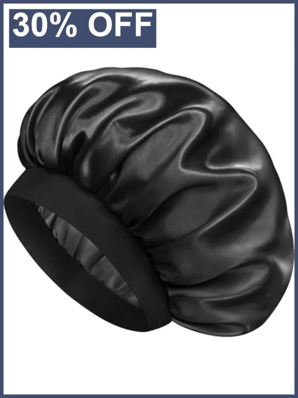 Satin Silk Bonnet for Hair, Double Layer Sleep Cap, One Size